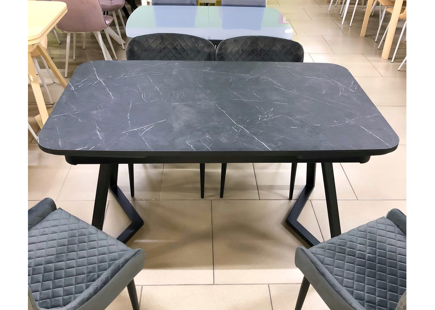 Стол обеденный “КРОНОС 120” пластик