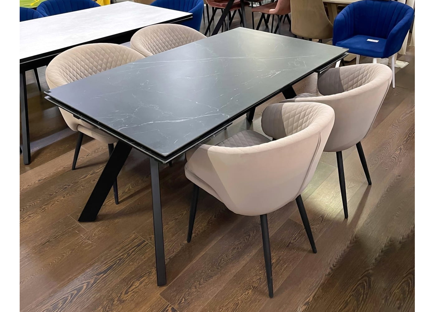 Обеденный стол с керамической плиткой Ницца-ПЛ от Кубика-shop