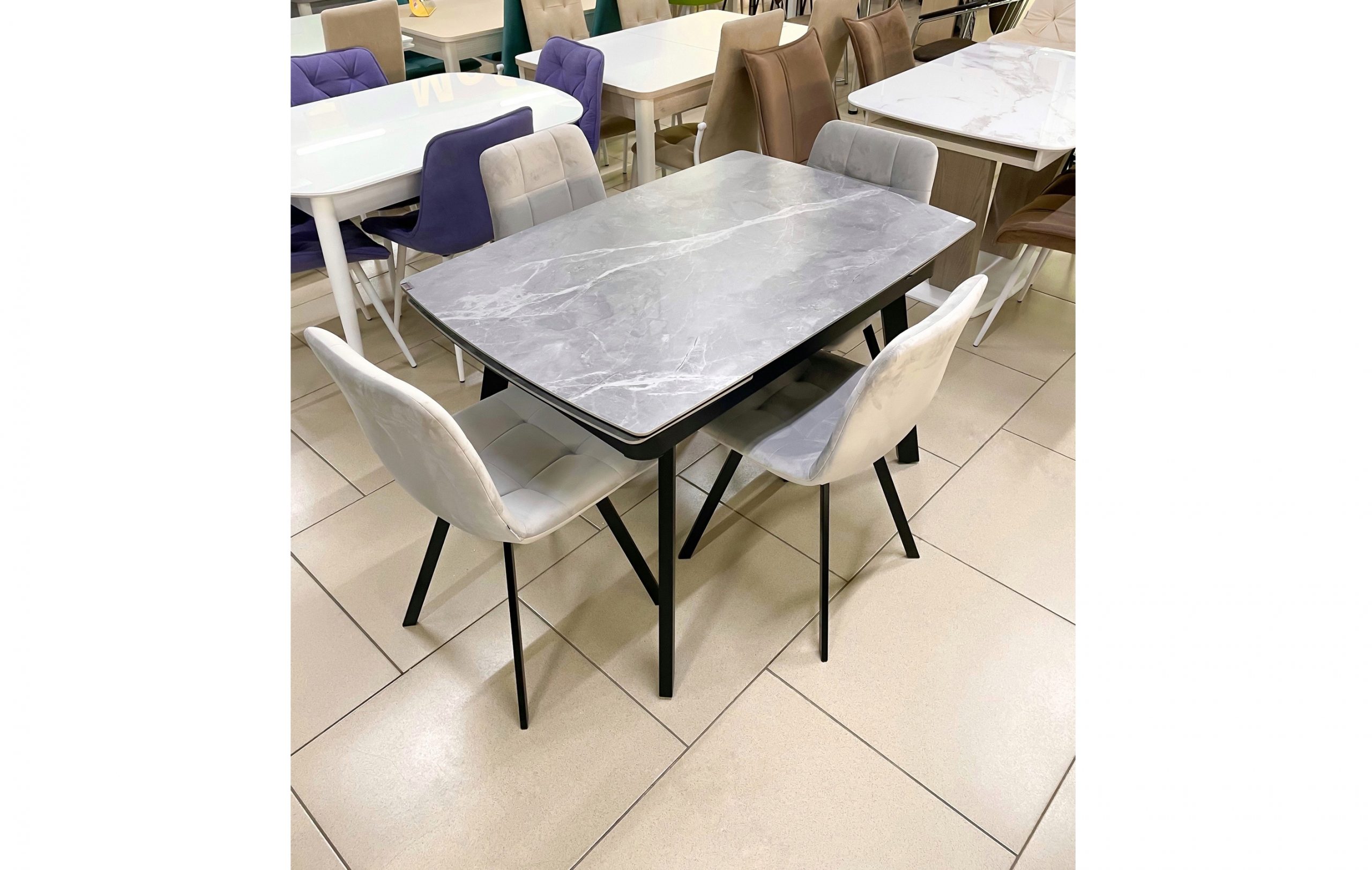 Стол обеденный “МАДРИД 120” пластик