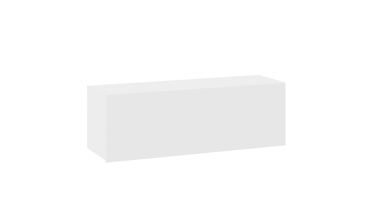 Шкаф навесной (366) «Порто» (Белый жемчуг/Белый софт)