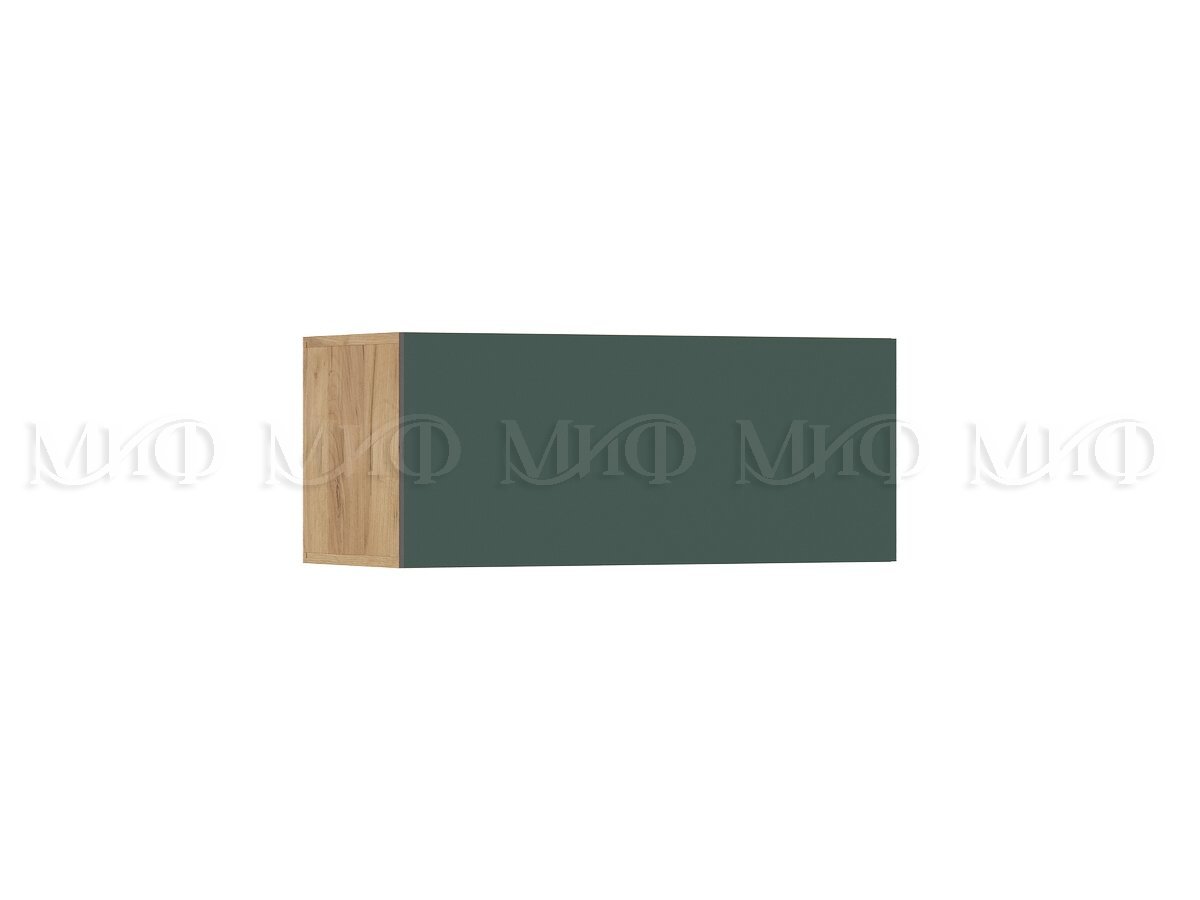 Тумба навесная (800) Норд (Изумруд/Дуб крафт золотой)
