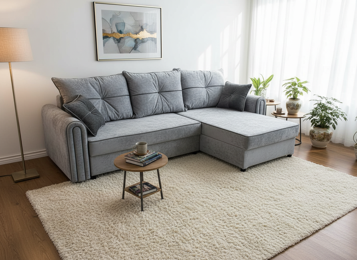 Диван-кровать угловой 